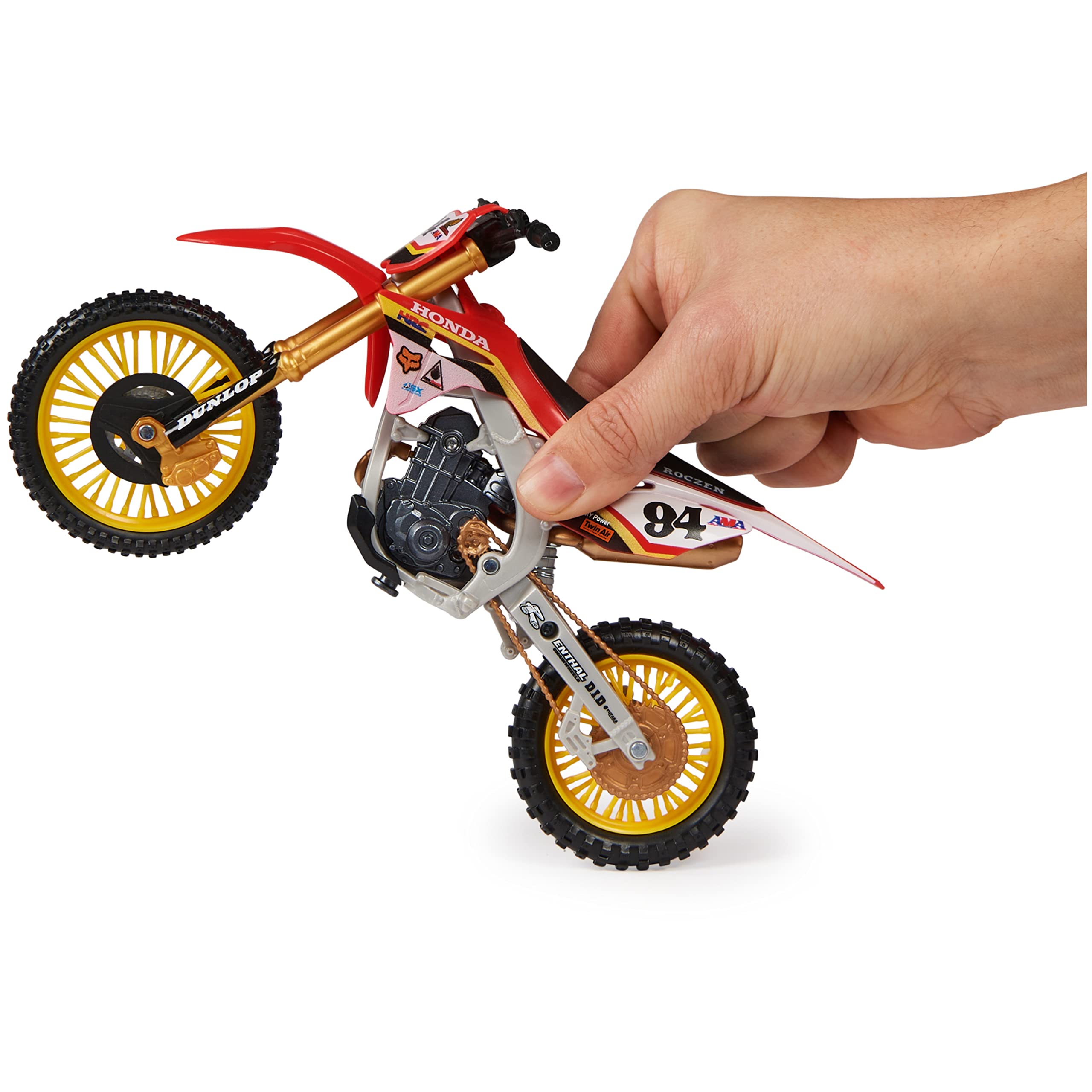 Supercross Ken Roczen 1:10 Scale Die-Cast Toy Motorcycle Replica